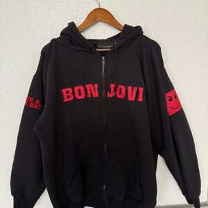 Bon Jovi ‘Have A Nice Day mens Hoodie Jacket XL Vintage